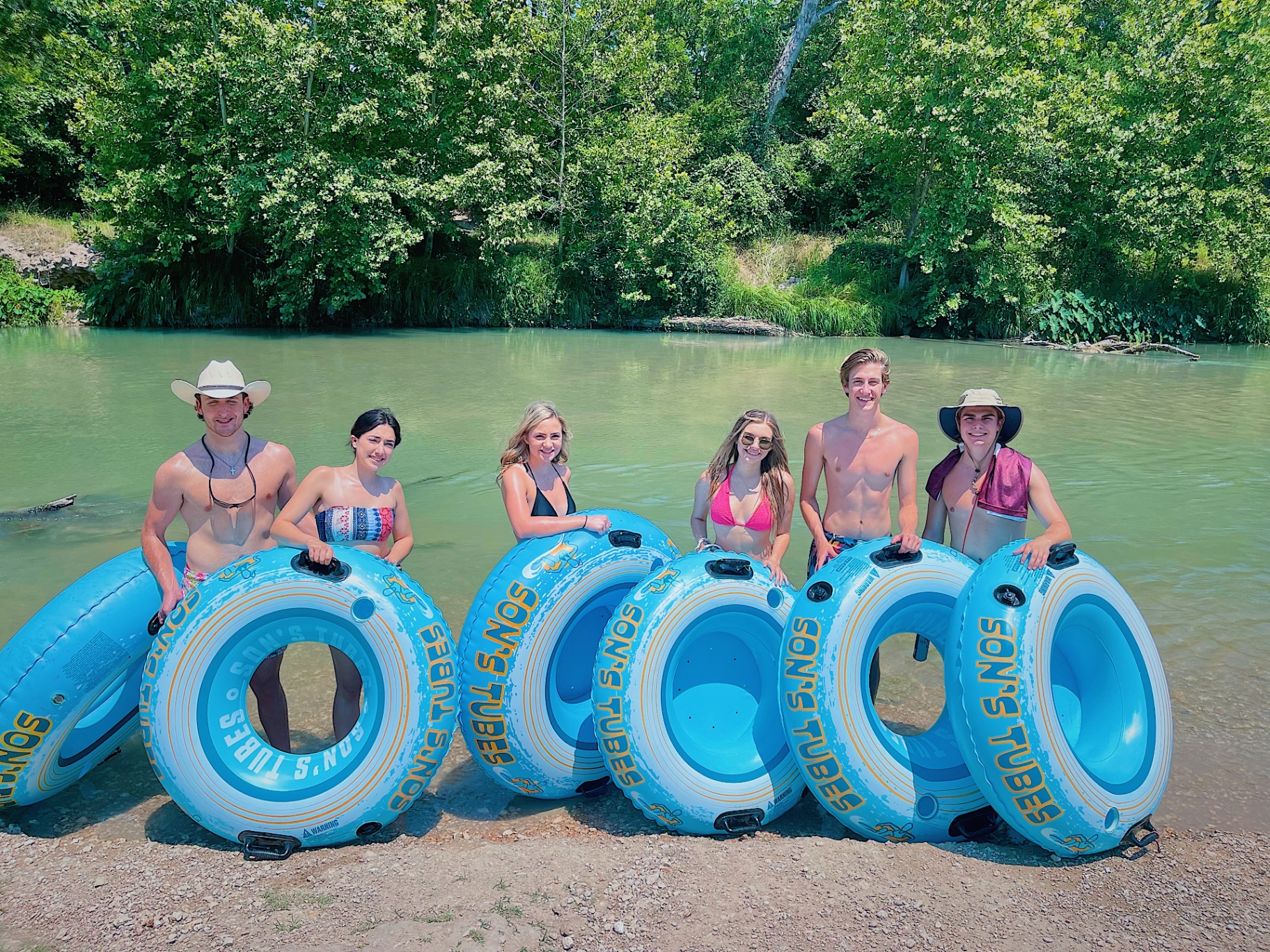 Kids enjoying Spring Break at Son's River Ranch on the San Marcos River