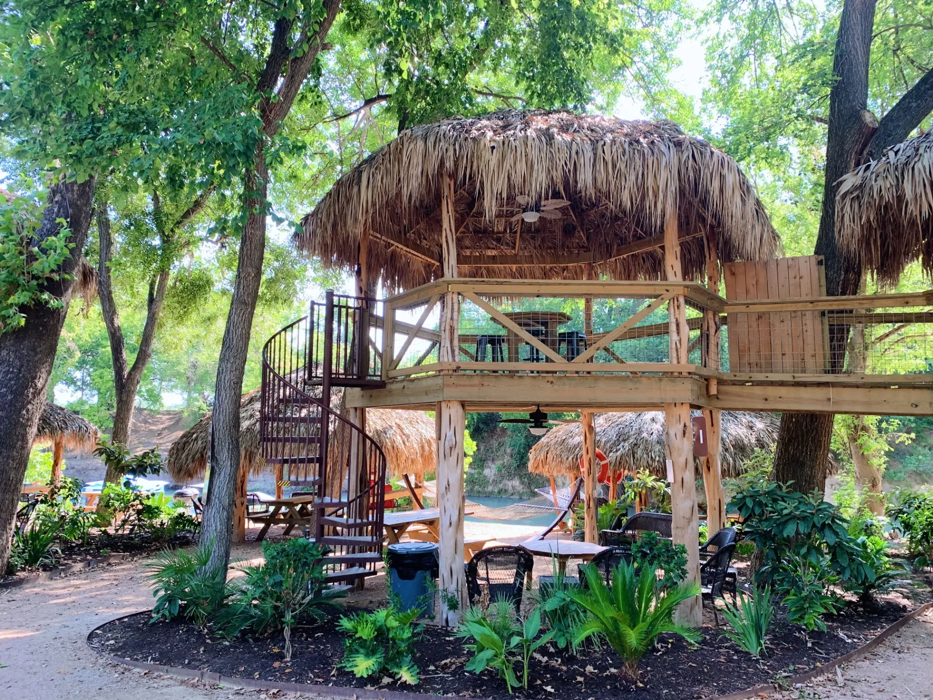 Easter family glamping moment 1 at Son's River Ranch