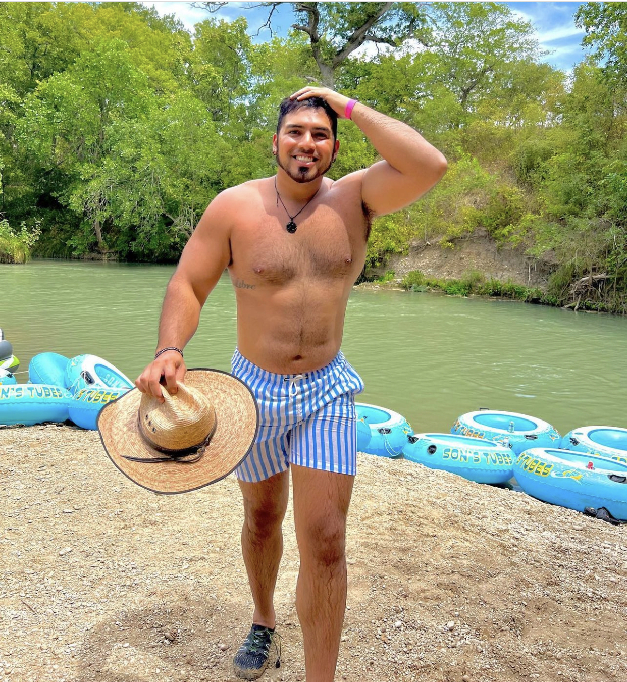 Guest enjoying the riverside