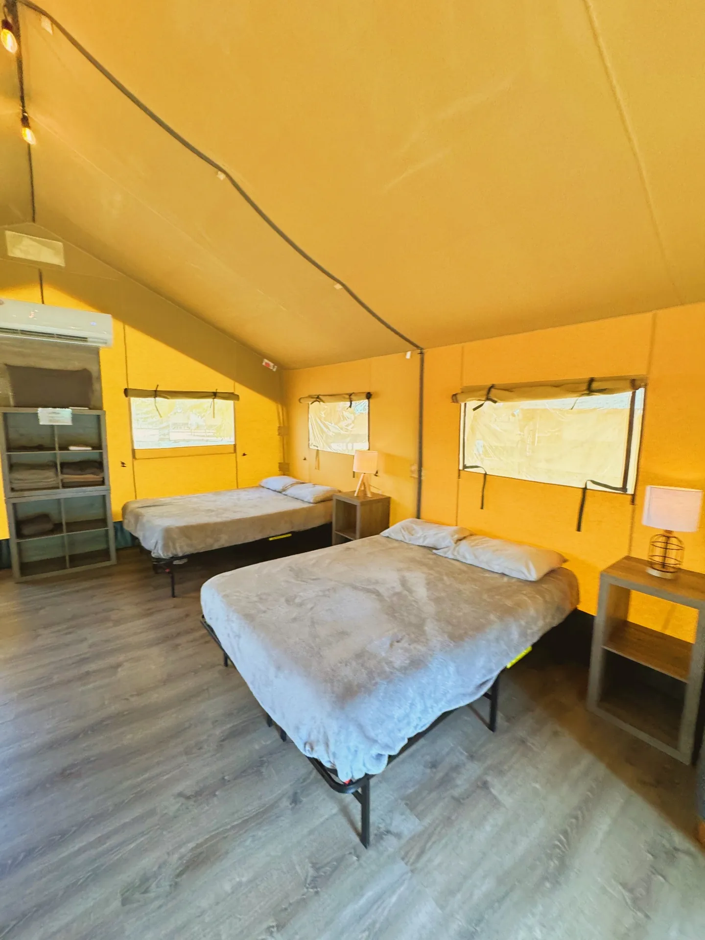 Safari Cabin bedroom area